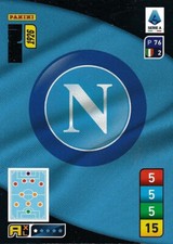 Panini, Footballers Adrenalyn XL 2022-23: card 217 logo (Naples)