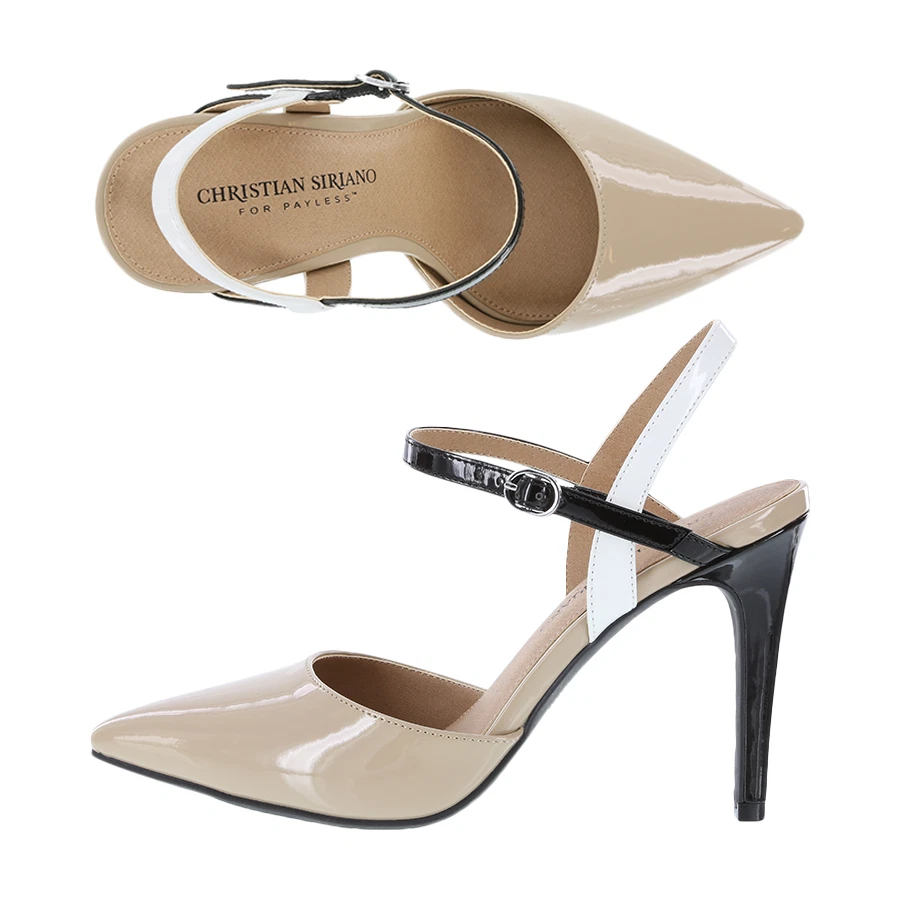 Christian Siriano Women's Kayla Gold or Nude Pump Heel Shoes  - Image 1 of 1