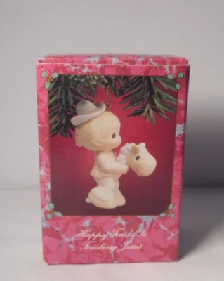 1991 Precious Moments "Happy Trails is Trusting Jesus"   523224   Retired - Изображение 1 из 4