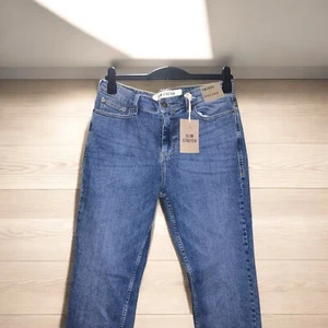 Men’s New Look Slim Stretch Blue Jeans - 34/34 New With Tags - Picture 1 of 7