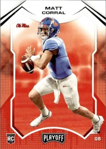 Matt Corral 2022 Chronicles Playoff Draft Picks - RC #3 - Ole Miss Rebels - Picture 1 of 2