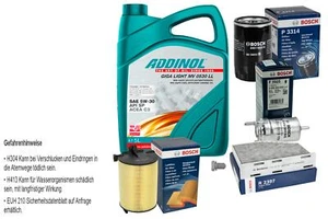BOSCH Inspektionspaket 5L ADDINOL GIGA LIGHT MV 5W-30 für VW Golf V 1K1 1.6 - Bild 1 von 1