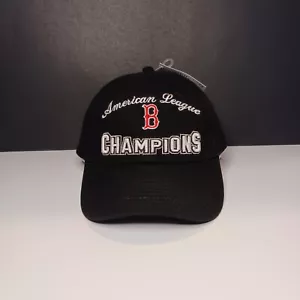 Boston Red Sox Hat Cap American League Champions Adjustable Hook and Loop New - Picture 1 of 7