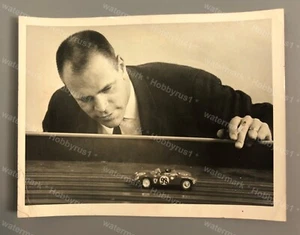 Ferrari Slot Car Racing 1965 Original Press Photo - Picture 1 of 2