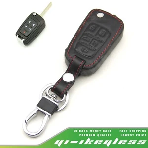 Funda de cuero con soporte para Buick LaCrosse Regal Control Abatible Llave 5 Botones 5BT - Imagen 1 de 5