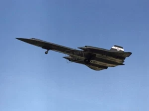 SR-71A in Flight from Below at Takeoff "Blackbird" 8X12 PHOTOGRAPH NASA D - Picture 1 of 1