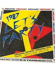 1987 LET'S PARTY MEGAMIX - Various Artists 1986 12” 2LP Vinyl Albums Aust Press - Picture 1 of 5