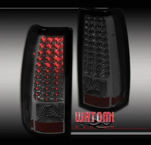 03-06 CHEVY SILVERADO/04-06 GMC SIERRA LED ALTEZZA TAIL BRAKE LIGHTS LAMPS SMOKE - Picture 1 of 4