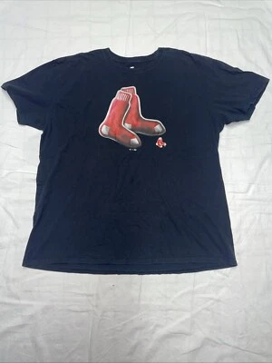 Camiseta Fanatics Medias Rojas Talla 2XL Color Negro Mangas Cortas Camisa  Foto 1 de 4