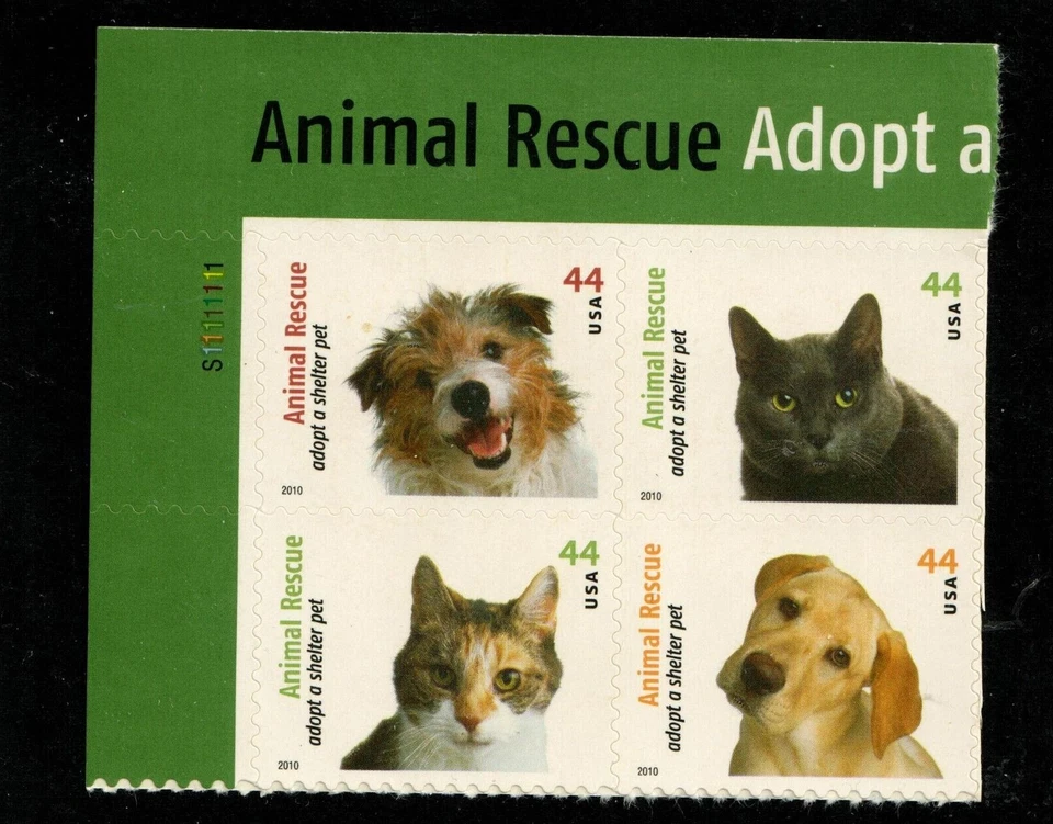 Scott 4451-4454 44¢ Adopt a Shelter Pet 4 of 6 MNH Free shipping in USA! - Image 1 of 1