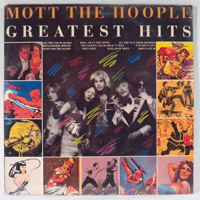 MOTT THE HOOPLE  Greatest Hits  1976 1st US Issue LP  SEALED   Ian Hunter - Image 1 of 2