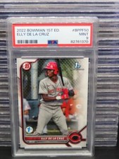 2022 Bowman 1st Edition Elly De La Cruz 1st Prospect #BPPF-50 PSA 9 MINT Reds