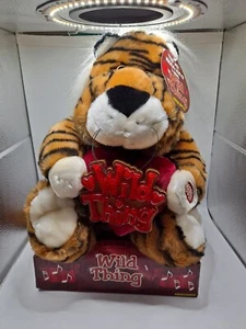 Nuovo San Valentino Mem Dan Dee musical canto tigre peluche Wild Thing Appx alto 15 - Foto 1 di 8