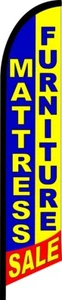 MATTRESS FURNITURE SALE SWOOPER FEATHER FLAG BANNER SIGN 6342 - Picture 1 of 1