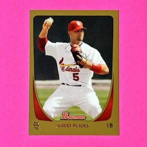 Albert Pujols GOLD BORDER 2011 Bowman 6 Parallel Cardinals - Picture 1 of 7