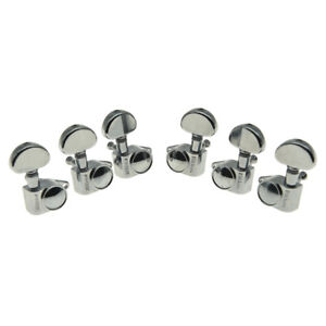 Wilkinson 3x3 Full Size Guitar Tuners Tuning Keys Fits LP or Acoustic Guitars CR