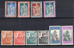 REGNO 1928 BELLA EMAN. FILIBERTO Serie Completa 10 Valori Nuovi MH Sas.ne 650 Eu - Foto 1 di 2