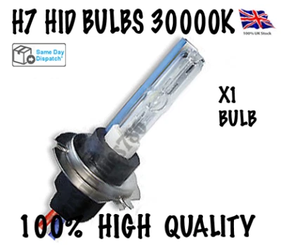 1X XENON HID BULB 35W H7 METAL BASE 30000K *BEST QUALITY* - Image 1 of 4