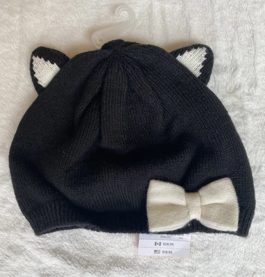 Gymboree Cat уха и бант шляпа 4-5T - Изображение 1 из 4