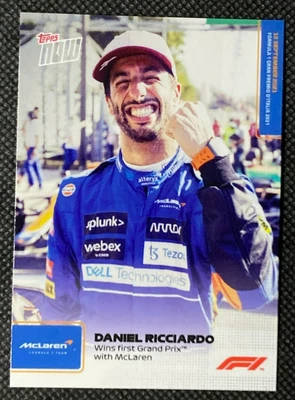 2021 Topps Now Formula 1 Daniel Ricciardo #51 - McLaren F1 - Image 1 of 2