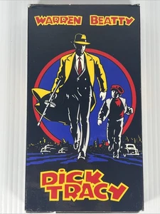 Dick Tracy (VHS, 1990) Action/Crime Warren Beatty Buena Vista Pictures  - Picture 1 of 6