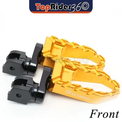 GOLD 25mm Extended BUZZ Front Foot Pegs For Triumph Speed Triple 1050 R 15-17 16 - Image 1 of 4