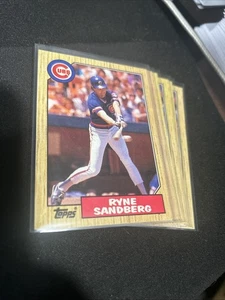 Ryne Sandberg 1987 Topps #680 X 7 Chicago Cubs - Imagen 1 de 1