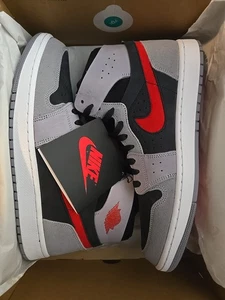 Talla 11 - Air Jordan 1 Zoom Comfort 2 Alto Cemento Rojo Fuego - Imagen 1 de 7