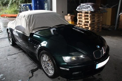 AMS AUTO GMBH High Quality outdoor Panopren Halbgarage mit Spiegeltaschen für BMW Z3