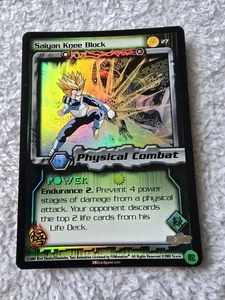 DBZ Dragon Ball Z FOIL Saiyajin Bloque de Rodilla 27 CCG Juegos Celulares Limitados Saga MP - Imagen 1 de 5