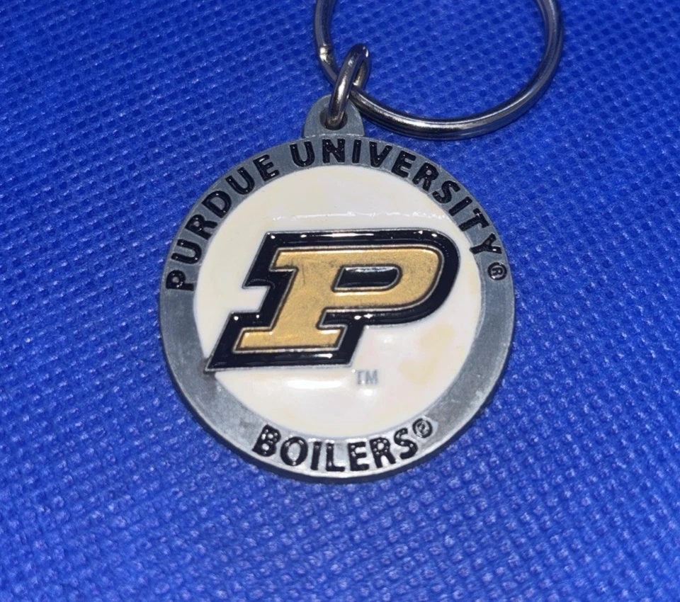 Purdue Boilermakers Metal Charm Keychain Charm NCAA College Souvenir 2006 - Image 1 of 4
