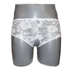 Crotchless Open Crotch Lace Thongs (XL) - Bild 1 von 5