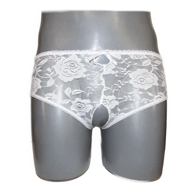 Crotchless Open Crotch Lace Thongs (XL) - Bild 1 von 4