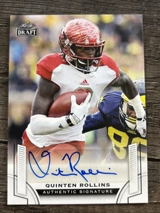 Leaf Draft 2015 - Autógrafos Quinten Rollins #BA-QR1 (AU, RC) - Imagen 1 de 2