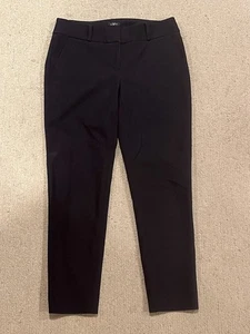 Ann Taylor Loft Julie Skinny Pants Dark Navy Blue Womens Size 2 - Picture 1 of 5