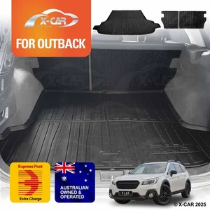 Boot Liner Kick Mats for Subaru Outback 2015-20 All Weather Heavy Duty Car Trunk - Picture 1 of 21