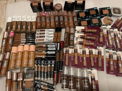 100 X Mixed DARK Brand Name’s Mixed Makeup Lot! View Photos Read Des! - Image 1 of 4