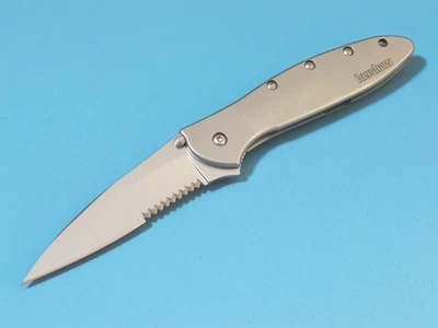 KERSHAW 1660ST LEEK из нержавеющей стали скорость безопасный помощь зубчатый замок нож США новый! - Изображение 1 из 4