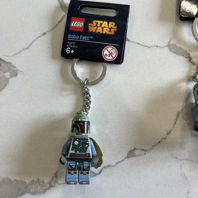 LEGO Star Wars 2014 Boba Fett 850998 Minifigure Keychain NEW - Image 1 of 4