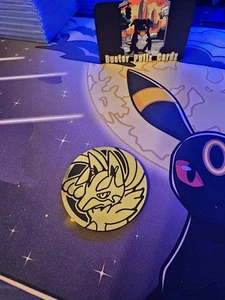 Pokémon TCG Mega Lucario Jumbo Coin - Picture 1 of 4