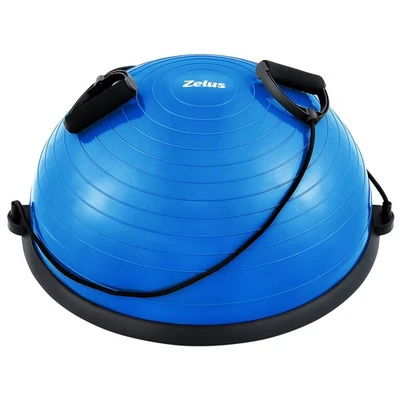 Entrenador de Pelota de Equilibrio con Bandas de Resistencia y Bomba de Pie, Pelota de Yoga Inflable... Foto 1 de 4