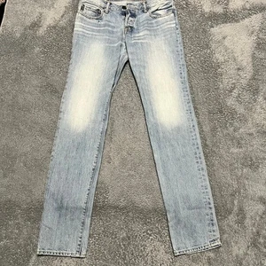 Abercrombie & Fitch Jeans Mens 32 x34 Skinny Light Wash Button Fly Pants - Picture 1 of 12