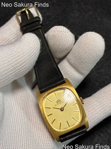 BUCHERER 2-Zeiger Modell Vintage Handaufzug Uhr Swiss goldfarben Vintage gebraucht - Bild 1 von 10
