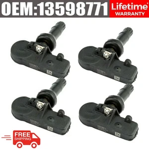 (4) OEM TPMS Tire Pressure Monitoring Sensors for Chevy GMC 13586335/13598771 - Picture 1 of 13