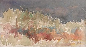 MARCUS ADAMS Painting GRASSY DUNE BOSCOMBE DORSET c1930 IMPRESSIONIST - Picture 1 of 1