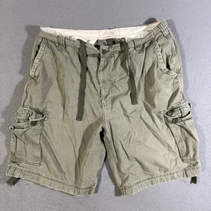 VTG Urban Up Pipeline Cargo Shorts Regular Green Men’s Size 40 Heavy Cotton Y2K - Picture 1 of 6