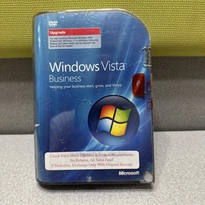 Microsoft Windows Vista Business 32 Bit DVD UPGRADE - Picture 1 of 6