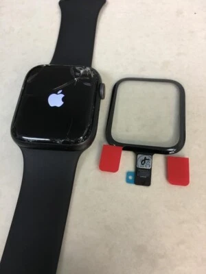 Digitalizador de vidrio servicio reparación pantalla Apple Watch Series 2/3/4/5/SE/6 40mm/44mm Foto 1 de 4