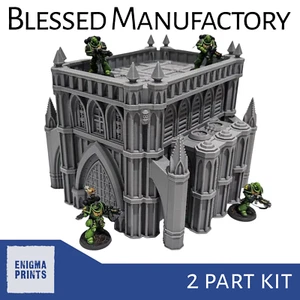Gothic Manufactorum #2 - 28 mm sobremesa terreno disperso impresión 3D - Imagen 1 de 6