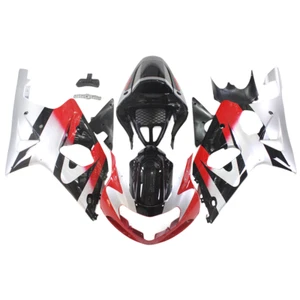 Silve Black Red Fairings for Suzuki GSXR1000 2000 2001 2002 GSX-R1000 Bodywork - Picture 1 of 9